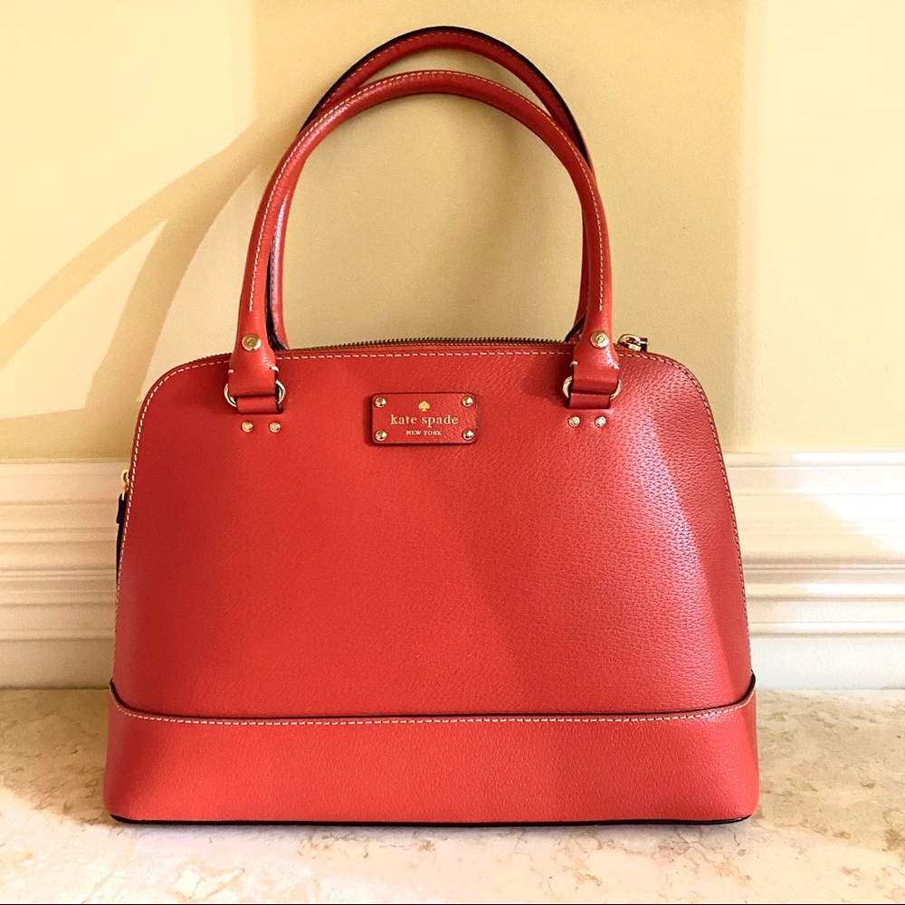 NWT Kate space Wellesley Rachelle red bag